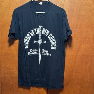 Vintage Lords of the New Church Black Graphic T-Shirt
